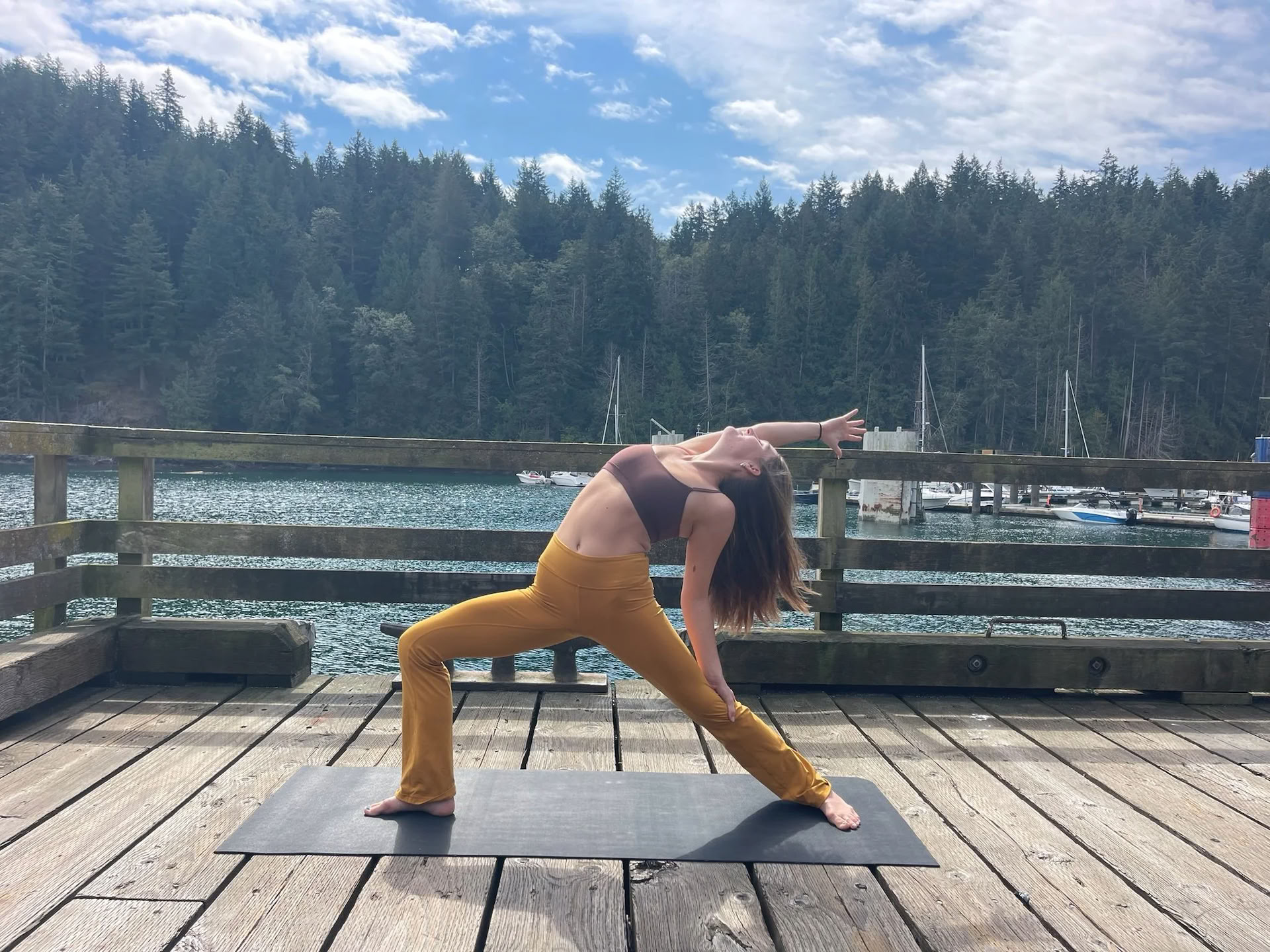 Nectar Yoga sul molo