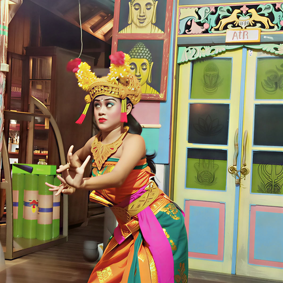 Spettacolo di danza balinese incantevole