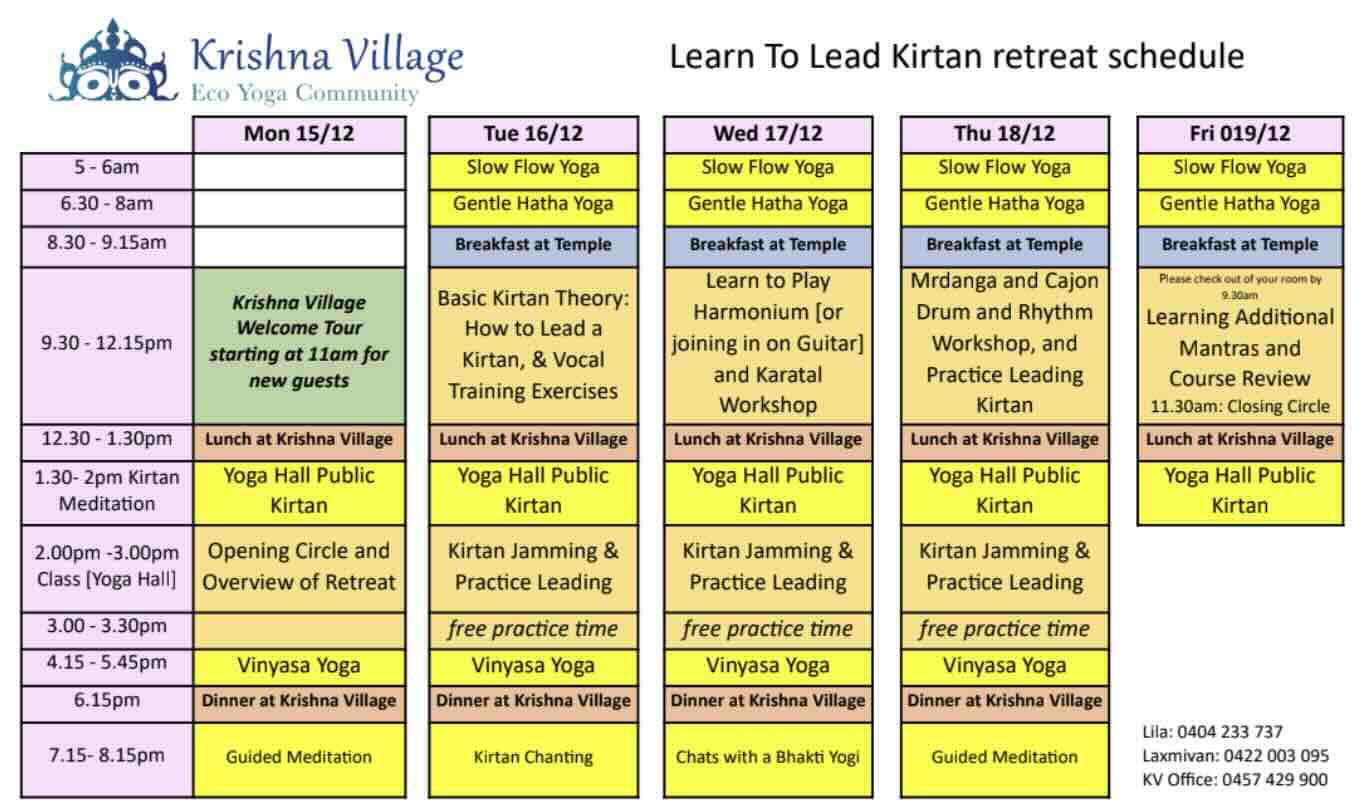 'Impara a guidare il Kirtan' Immersion