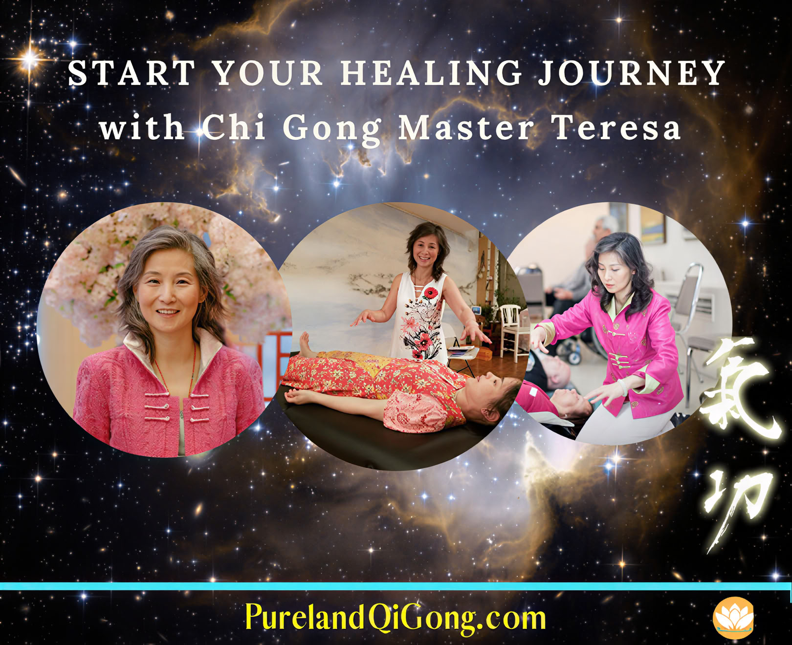 1 giorno Impara a Inviare la Guarigione Fa Chi agli Altri con Pureland Qi Gong® con la Maestra Generazionale Teresa Yeung