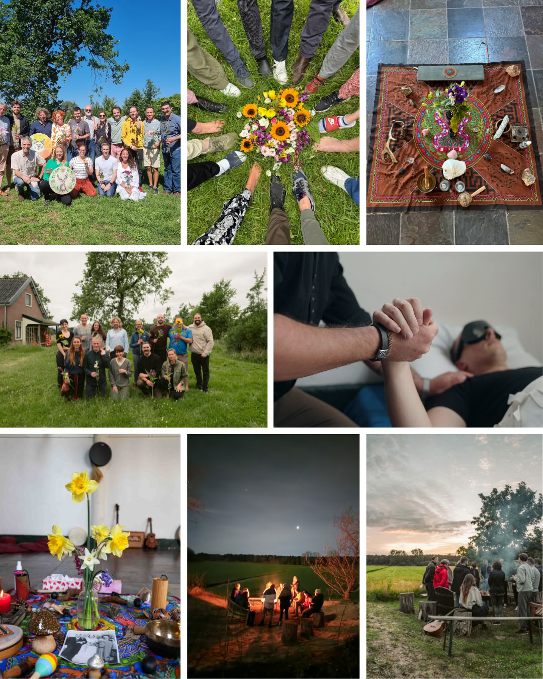 Inwardbound Netherlands formazione immersiva di 7 giorni sulle competenze di facilitazione psichedelica, inclusa cerimonia personale di psilocibina