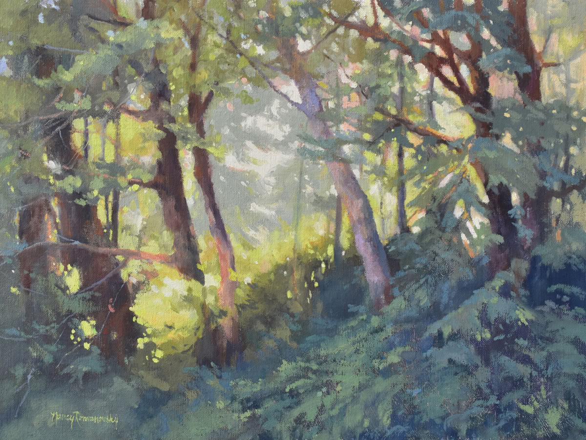 Forest Impressions: Un ritiro di pittura a olio consapevole
