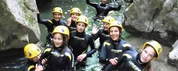 Tour privato di canyoning Nevidio