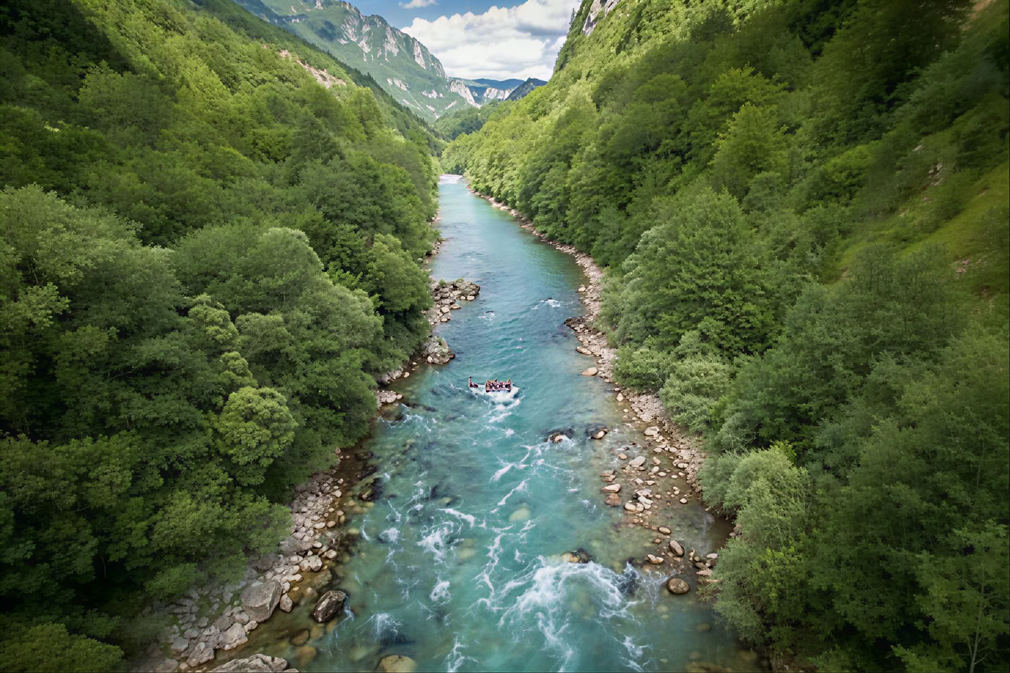 Tara Tour di rafting di due giorni