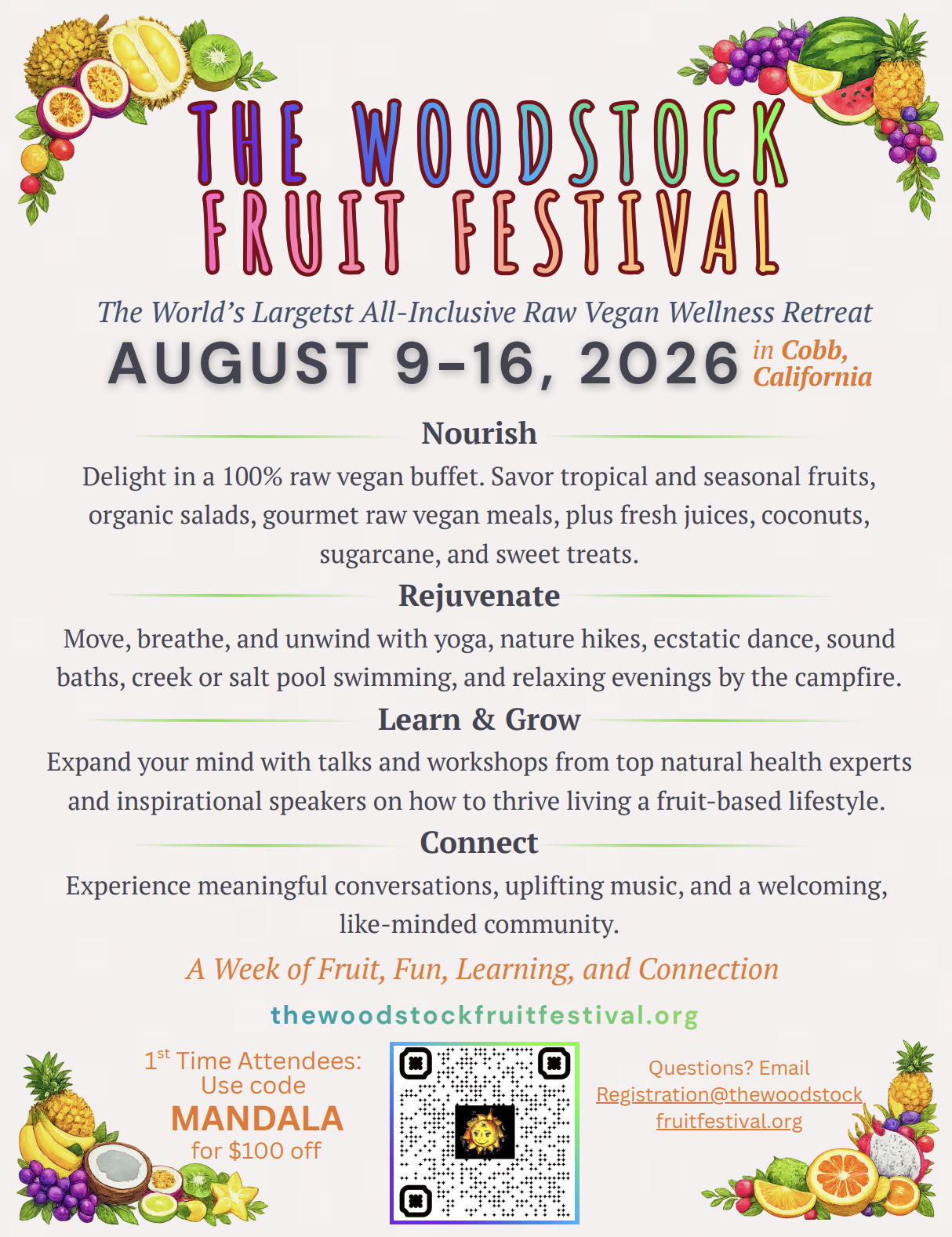 The Woodstock Fruit Festival — Mandala