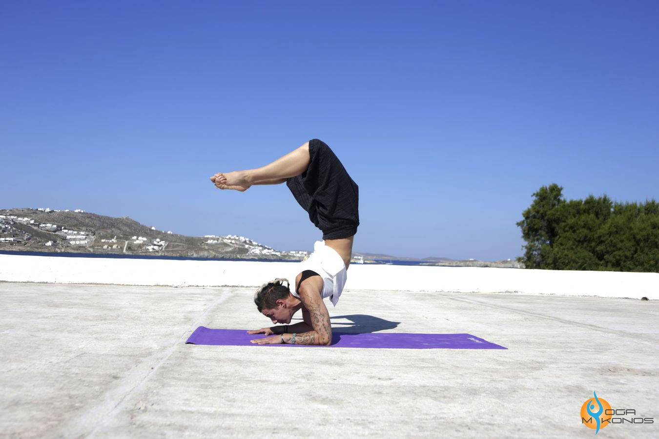 Yoga al tramonto
