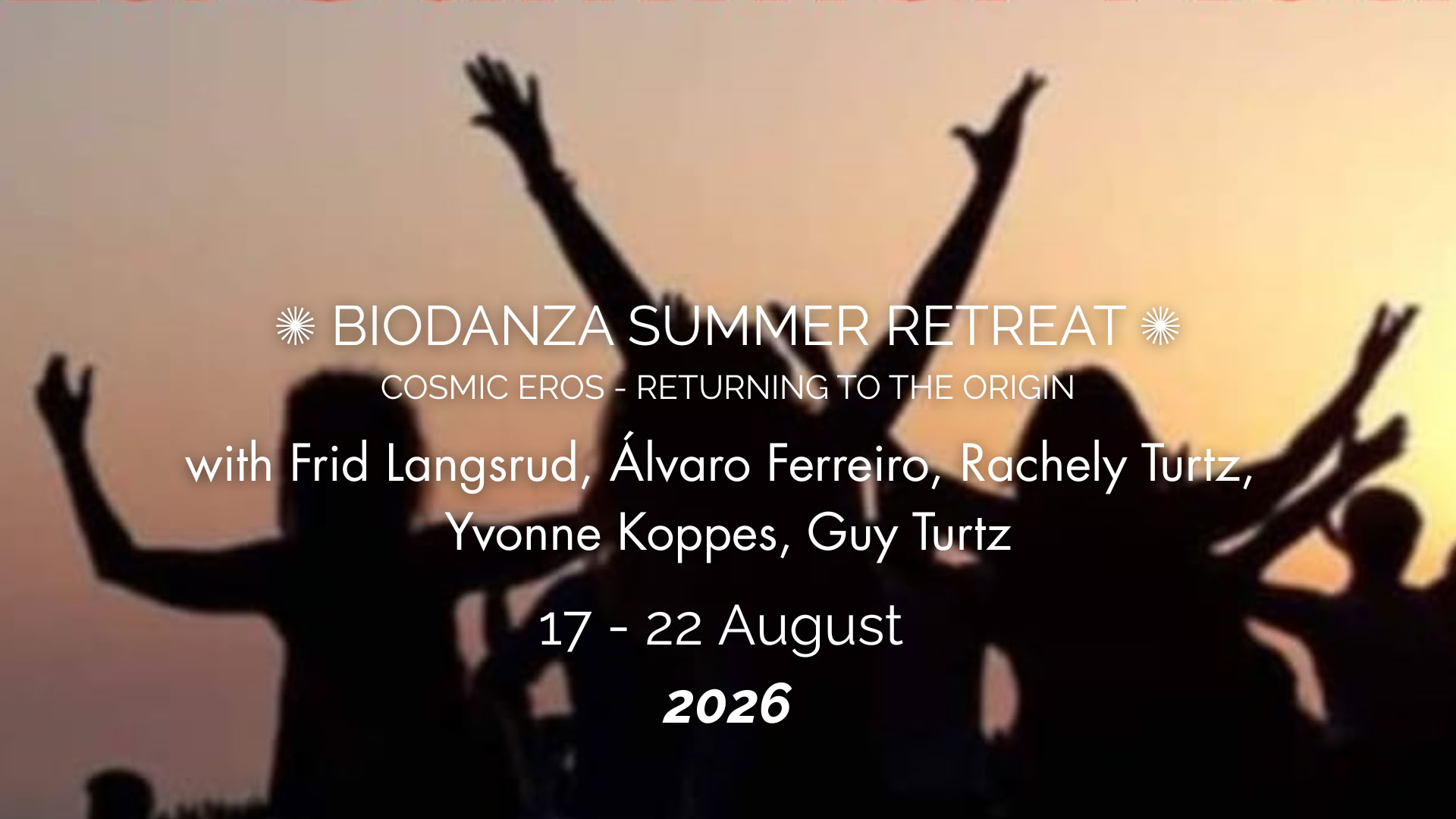 BIODANZA RITIRO ESTIVO