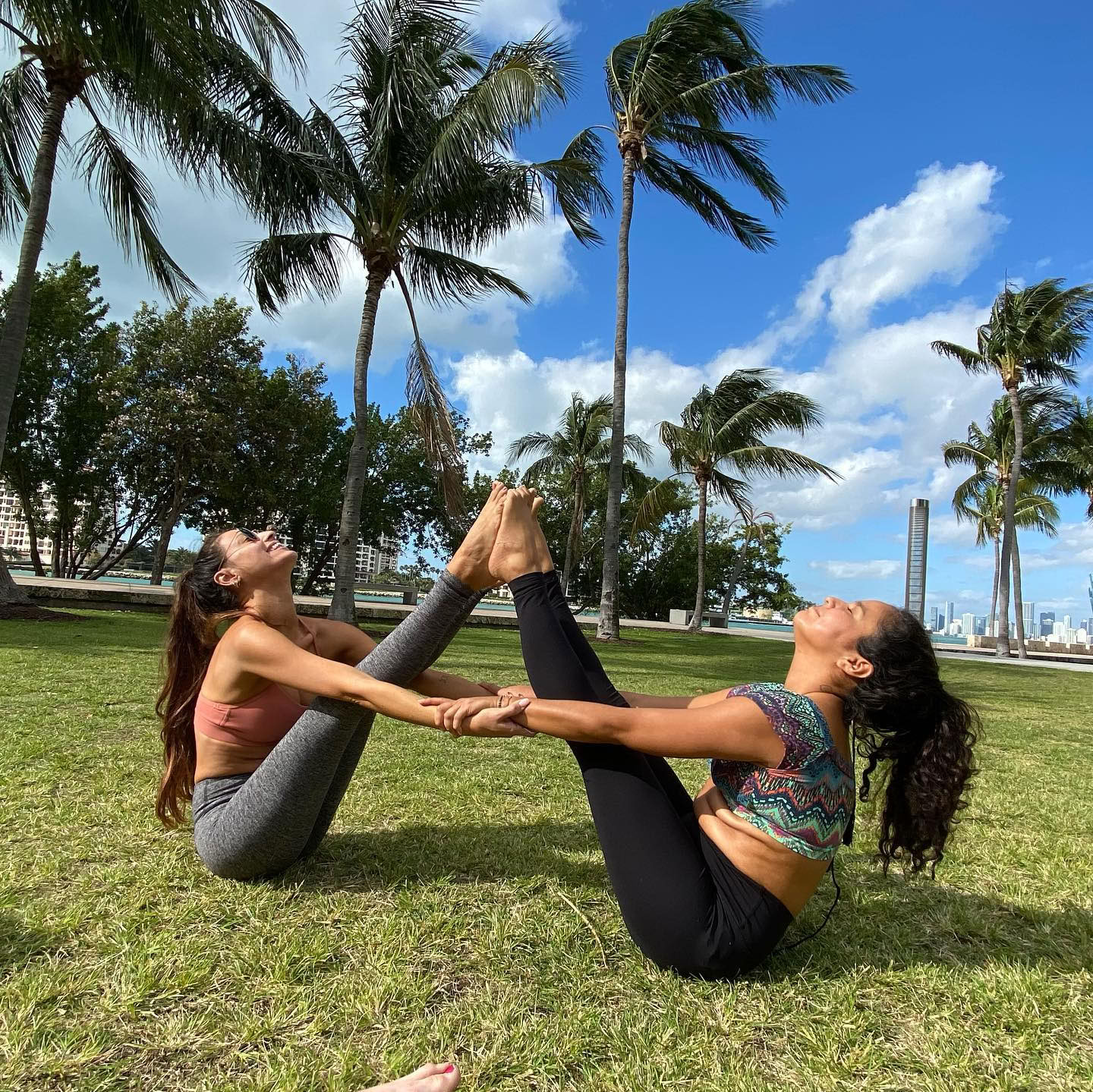 Partner Yoga Class Al Parco!
