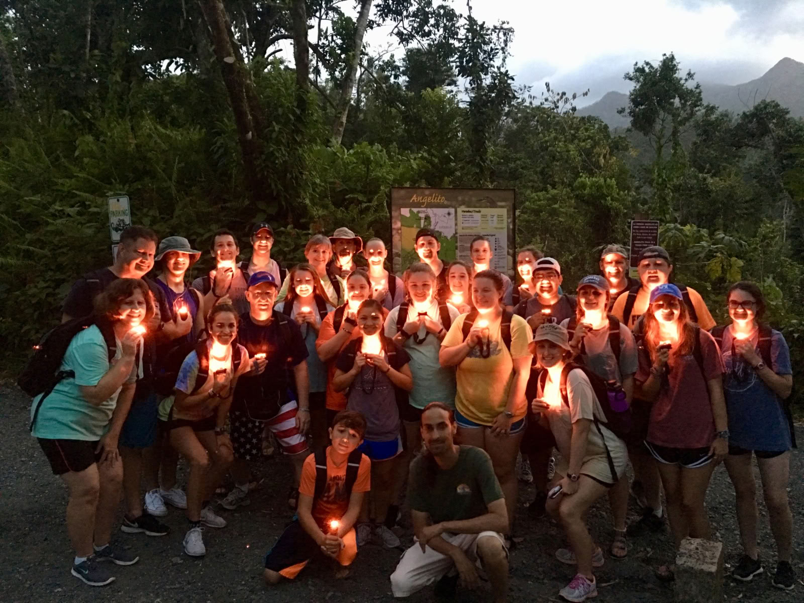 Passeggiata notturna nella foresta pluviale di El Yunque