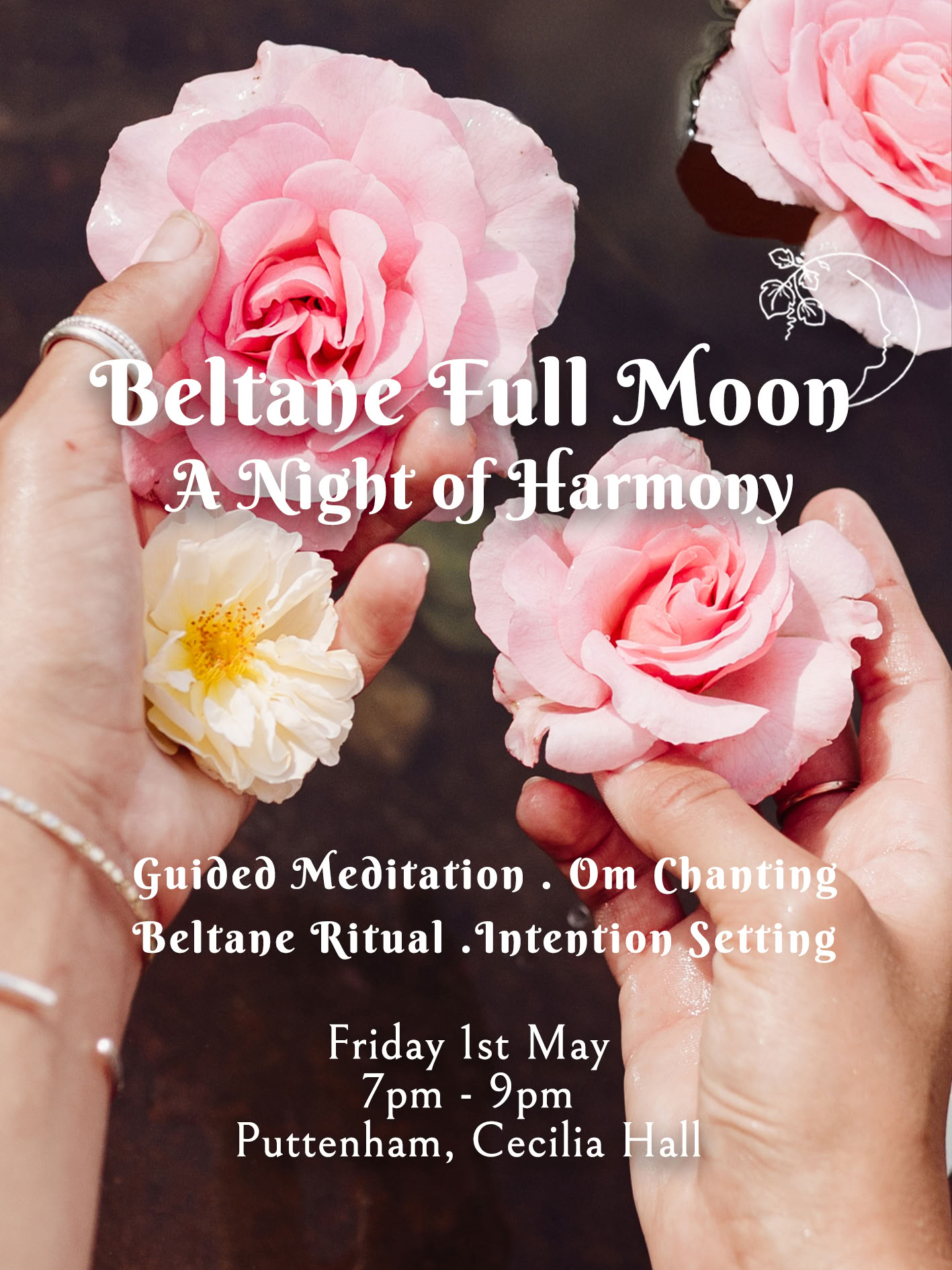 Celebrazione serale della luna piena di Beltane