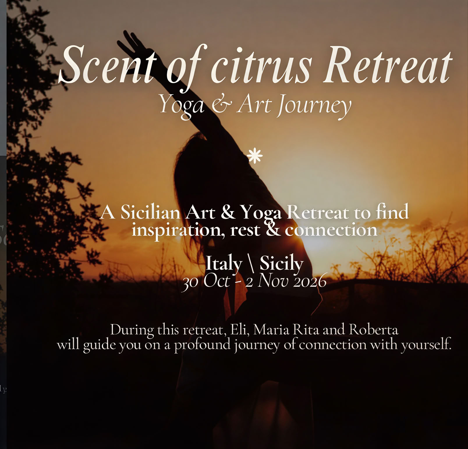 Scent of citrus Ritiro – yoga&art jorney