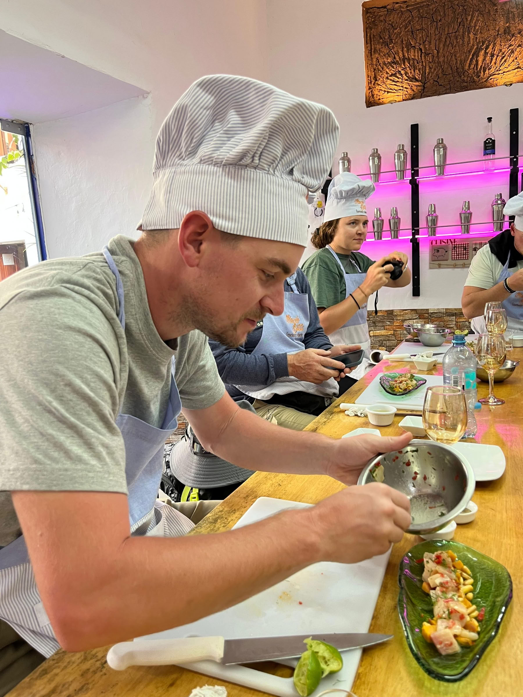 Breve corso di cucina immersivo