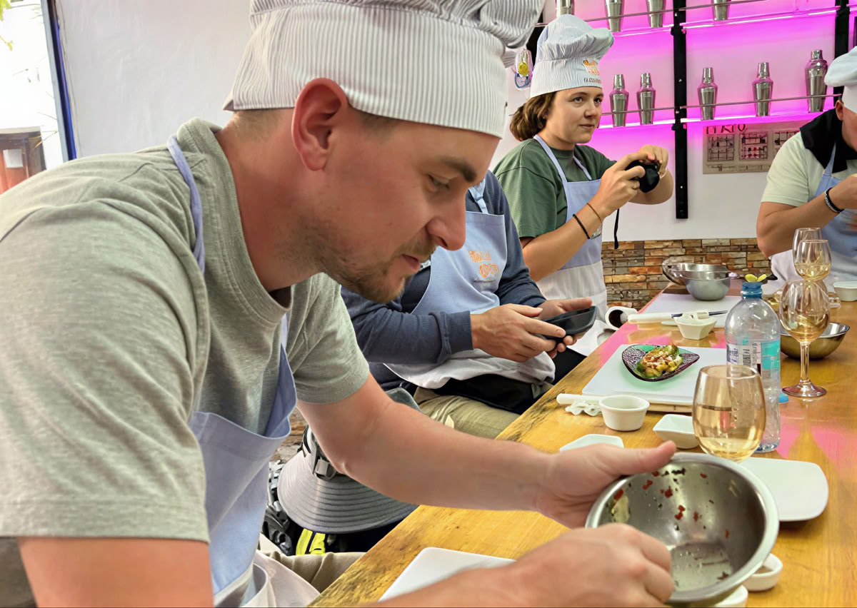 Breve corso di cucina immersivo