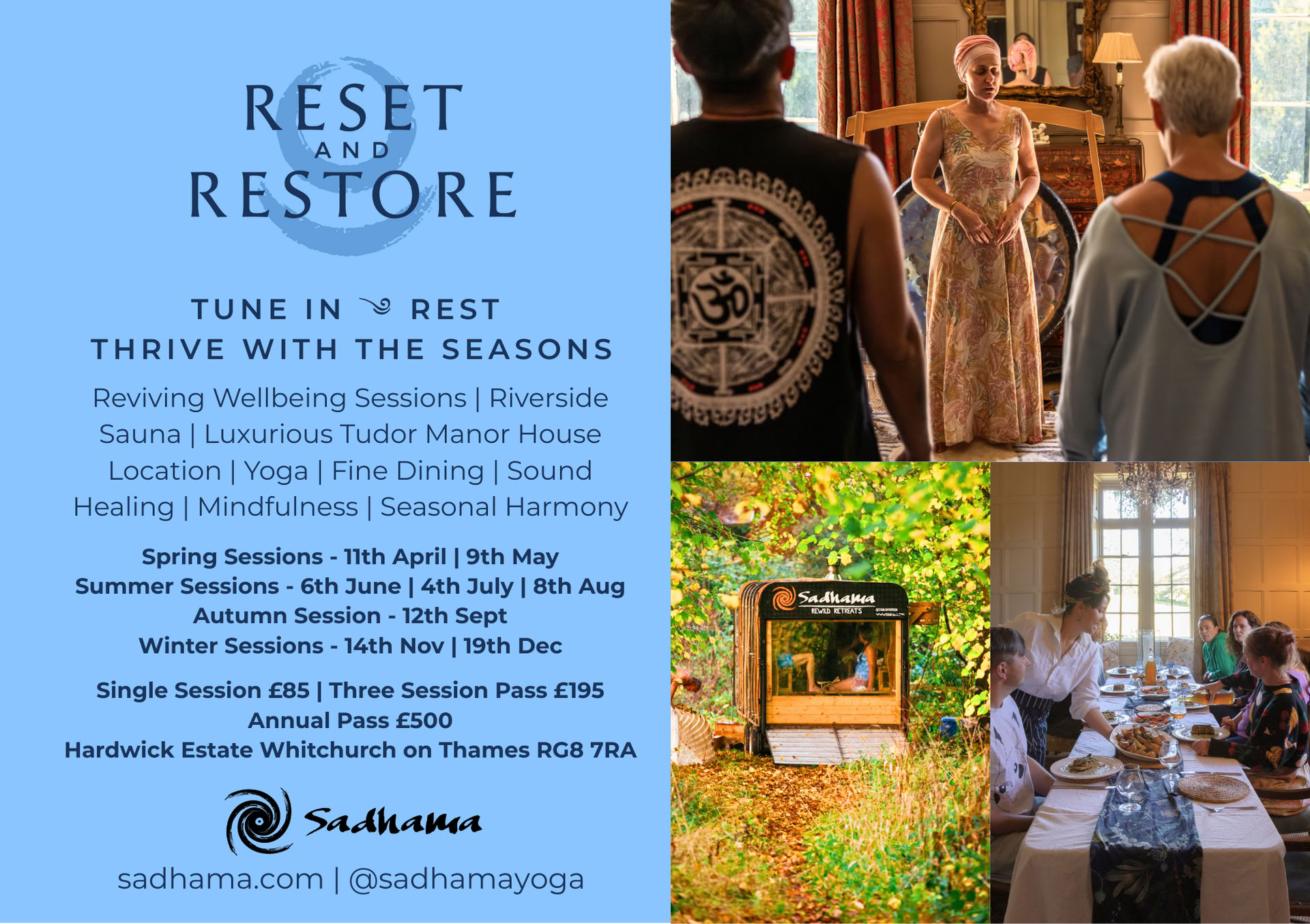 Reset and Restore – Twilight Supper Club Ritiri
