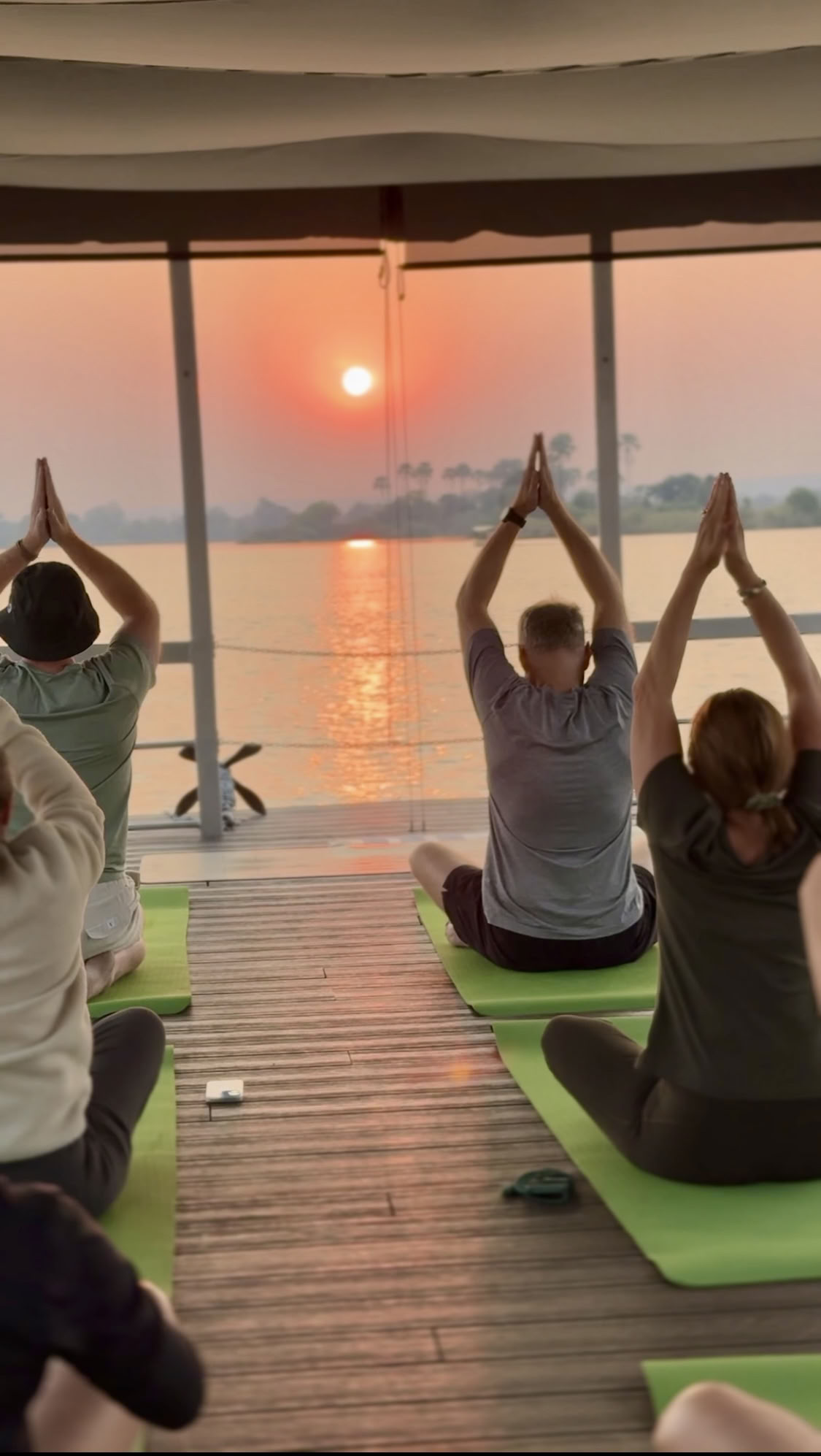 Yoga sullo Zambesi