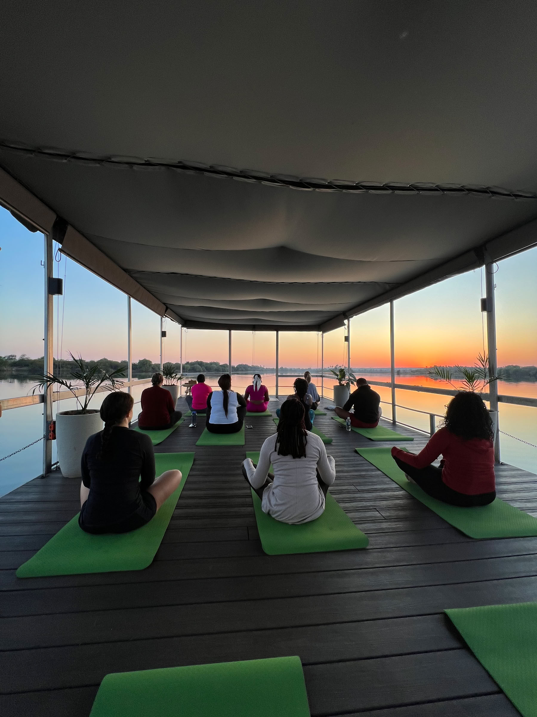 Yoga sullo Zambesi