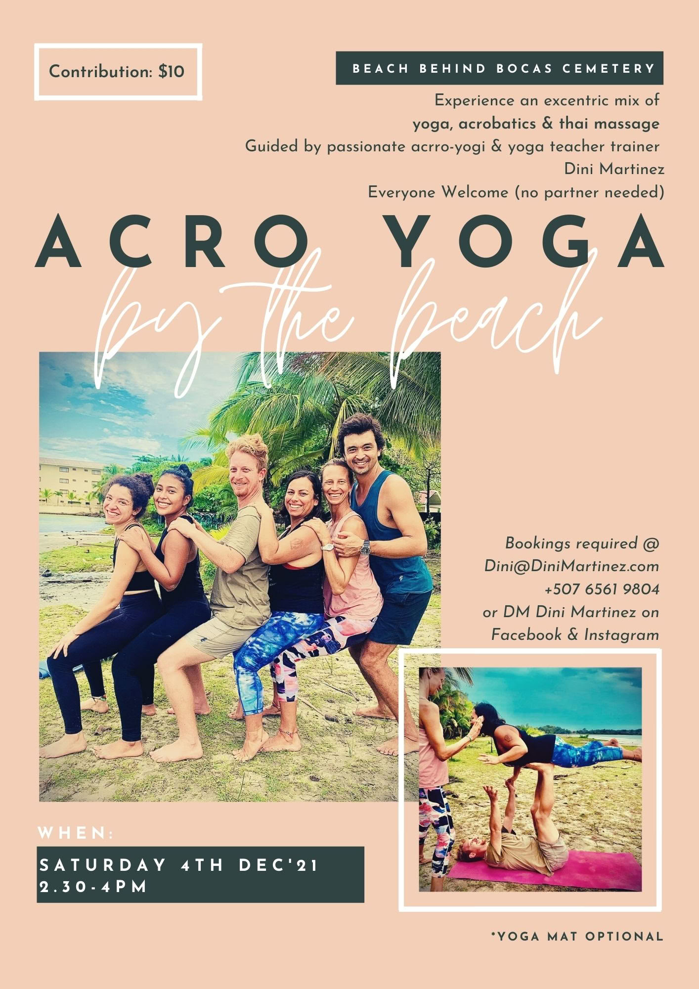 Acro Yoga a Bocas
