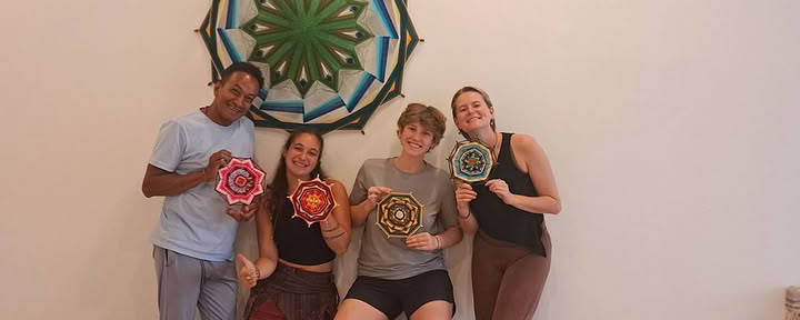 Laboratorio di tessitura del mandala