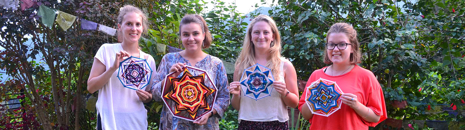 Ritiro di creazione di mandala