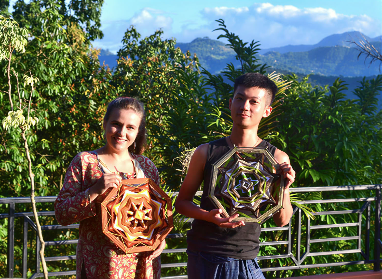 Ritiro di creazione di mandala
