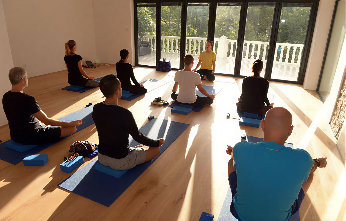 Ritiro intensivo di yoga e meditazione: introduzione agli Yoga Sutra di Patanjali, modulo 1 della formazione internazionale per insegnanti di Raja Yoga