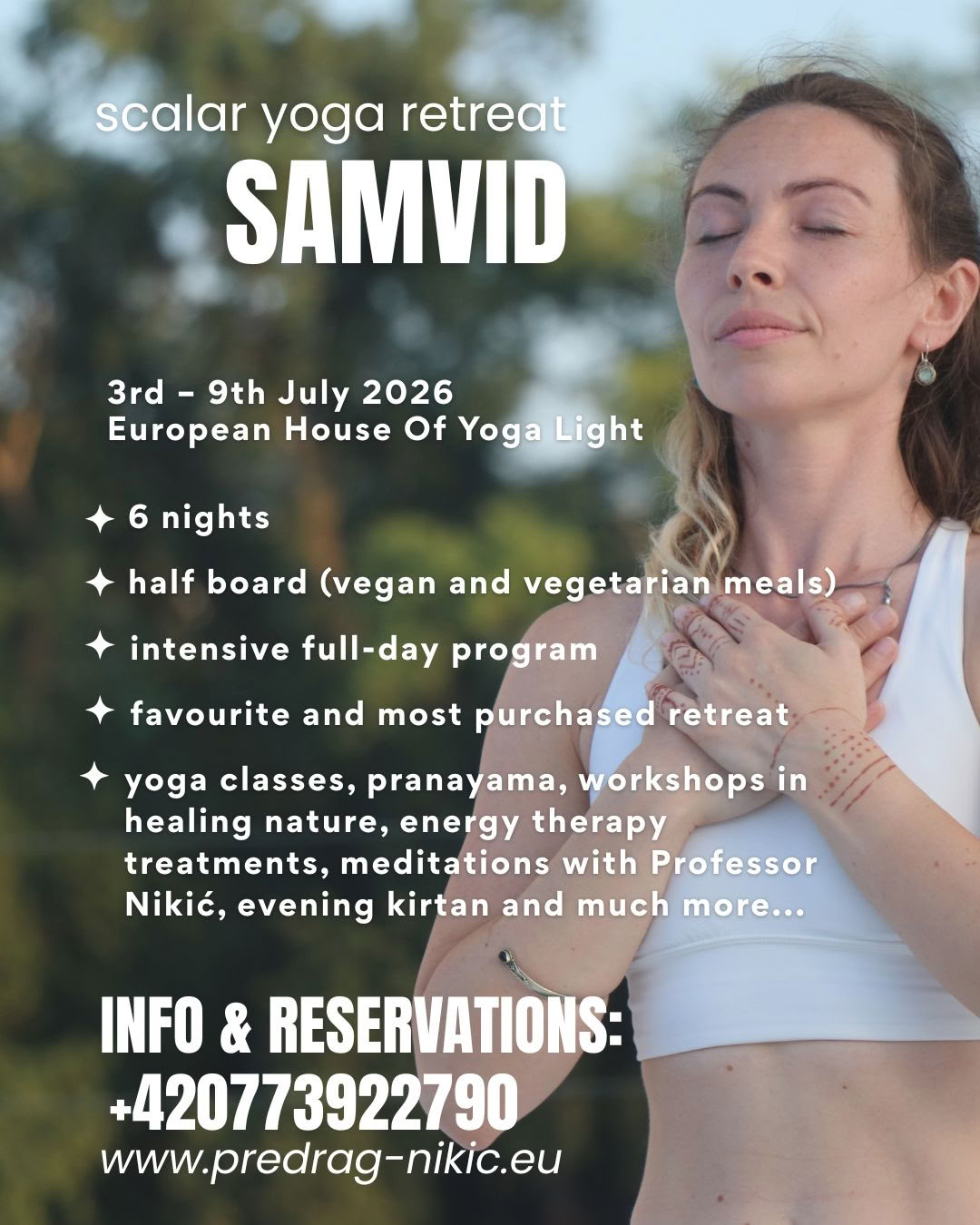 Ritiro di yoga ormonale di 3 giorni