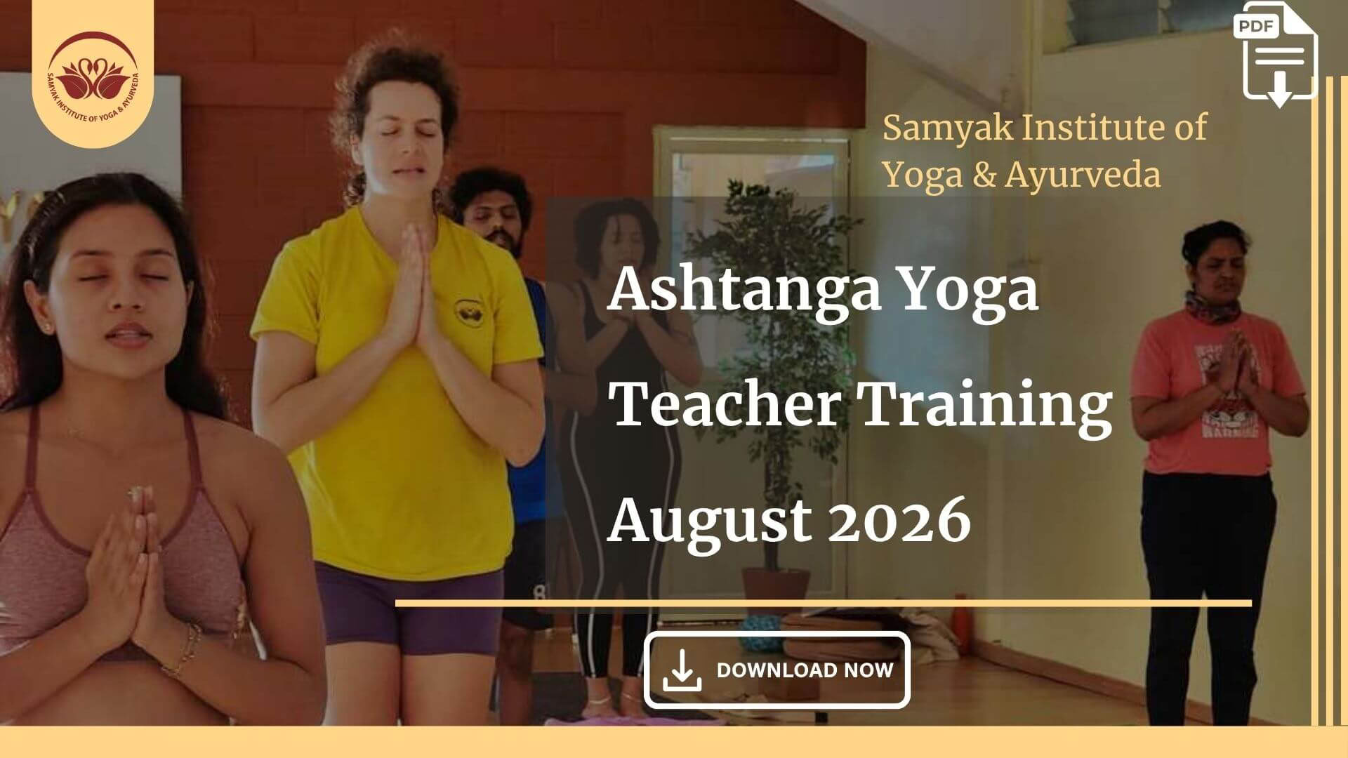 Formazione Insegnanti di Ashtanga Yoga - Agosto 2026