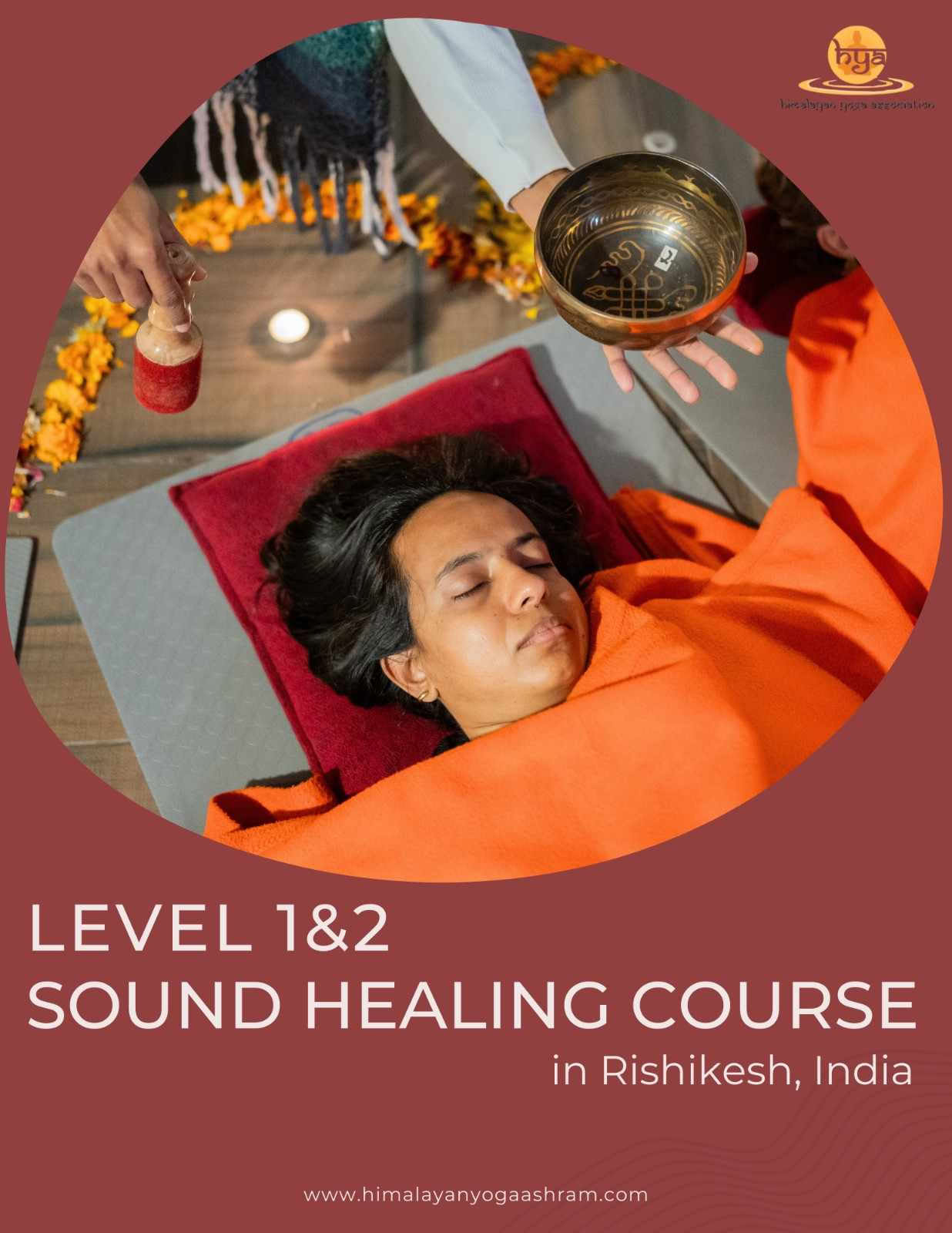 Corso di sound healing livello 1, 2 e 3 a Rishikesh, India HYA