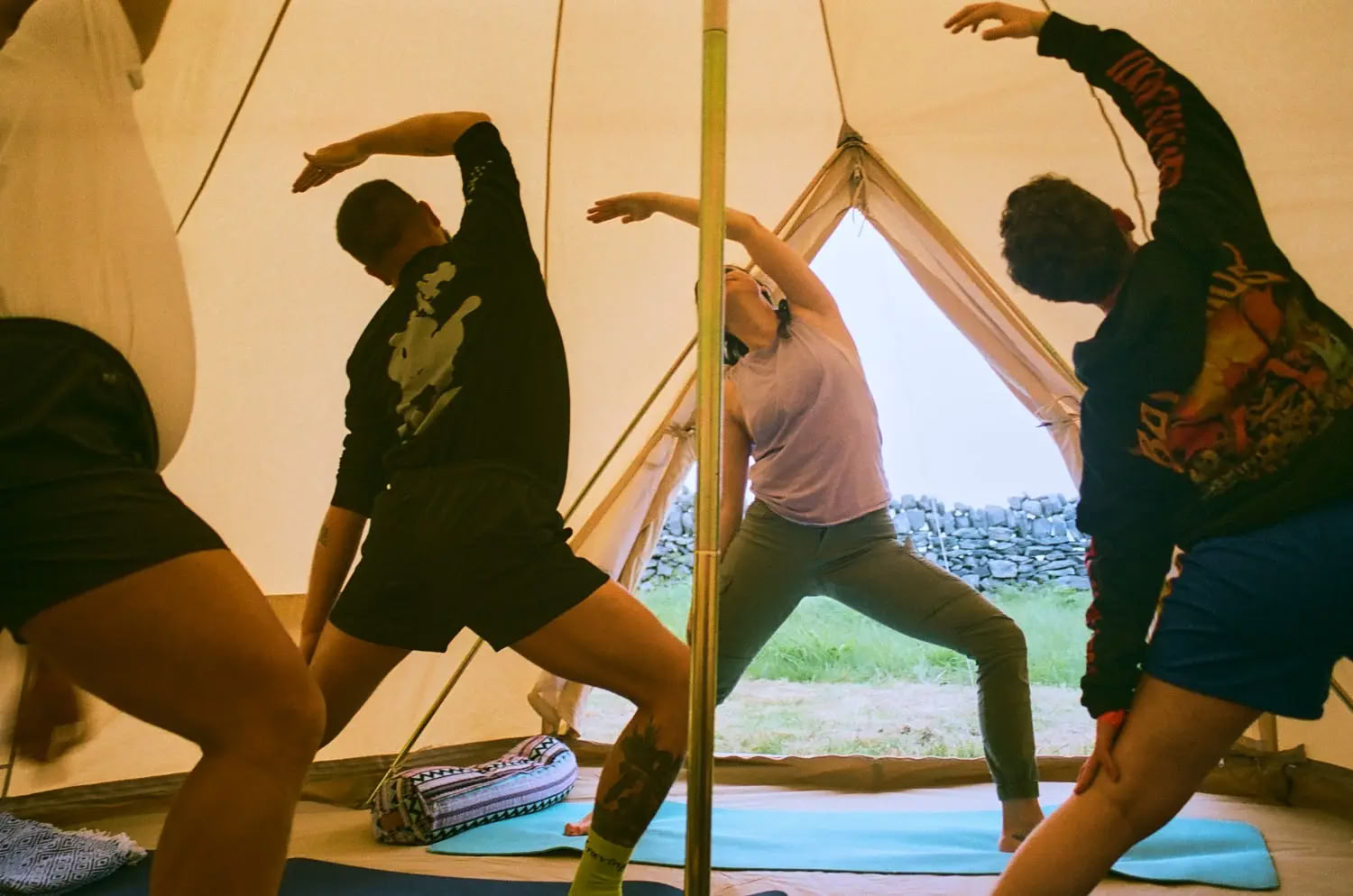 Lezione di yoga rigenerante