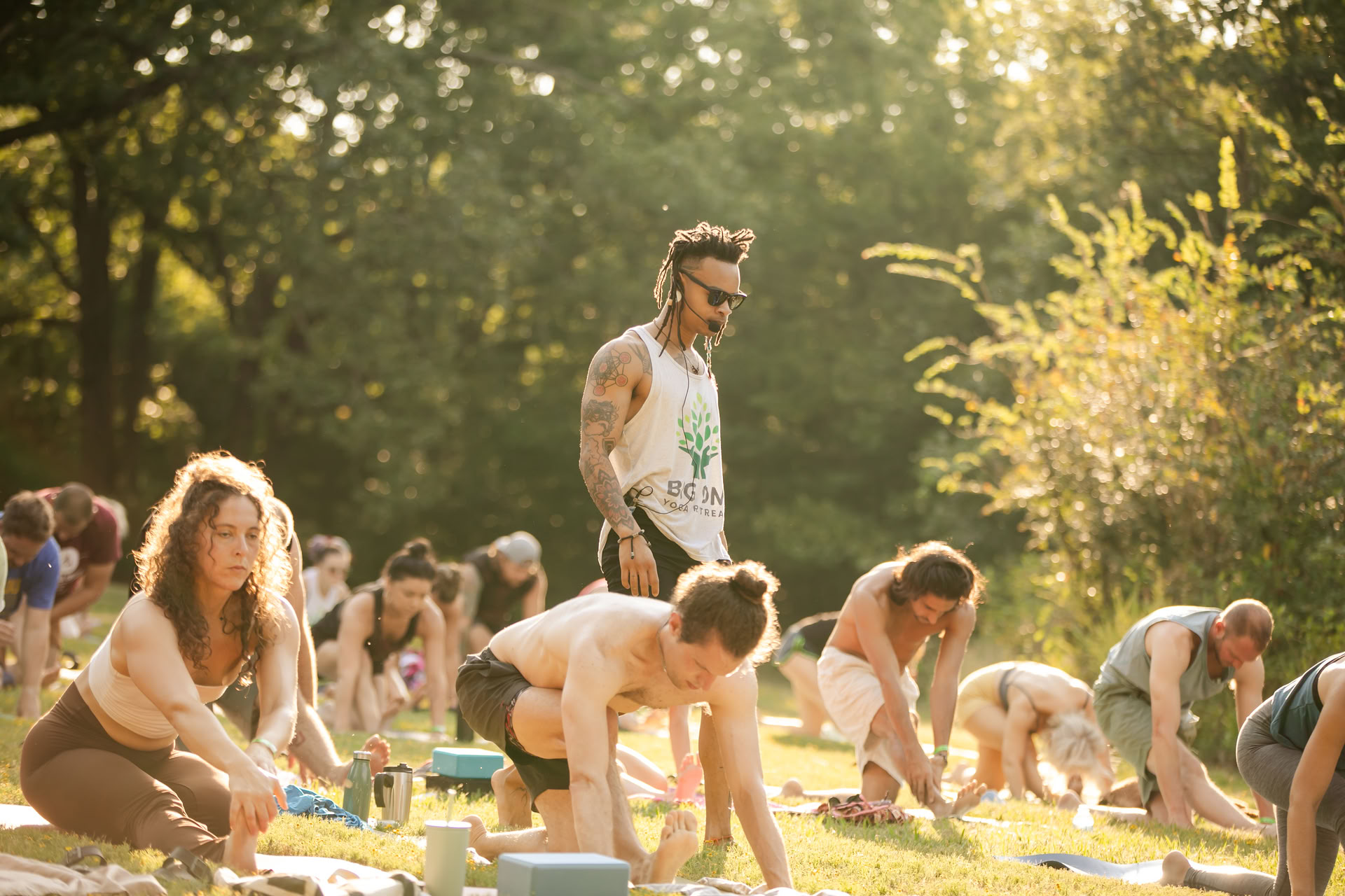 Yoga all’alba - Flusso di Acqua di Florida