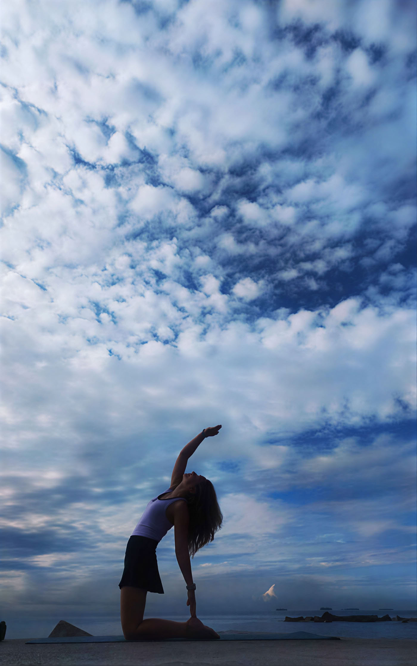 Yoga in spiaggia