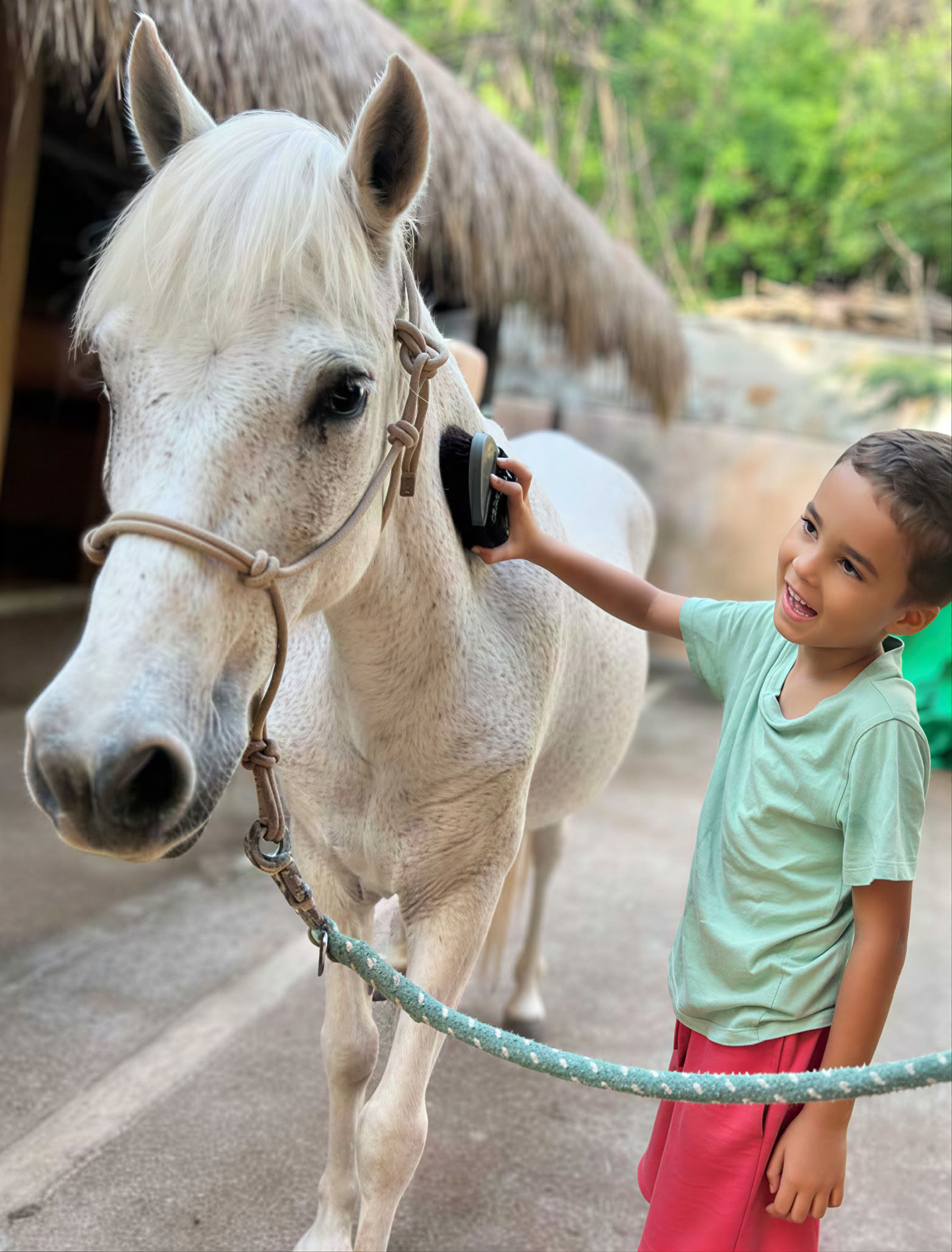 Escursione a cavallo per bambini