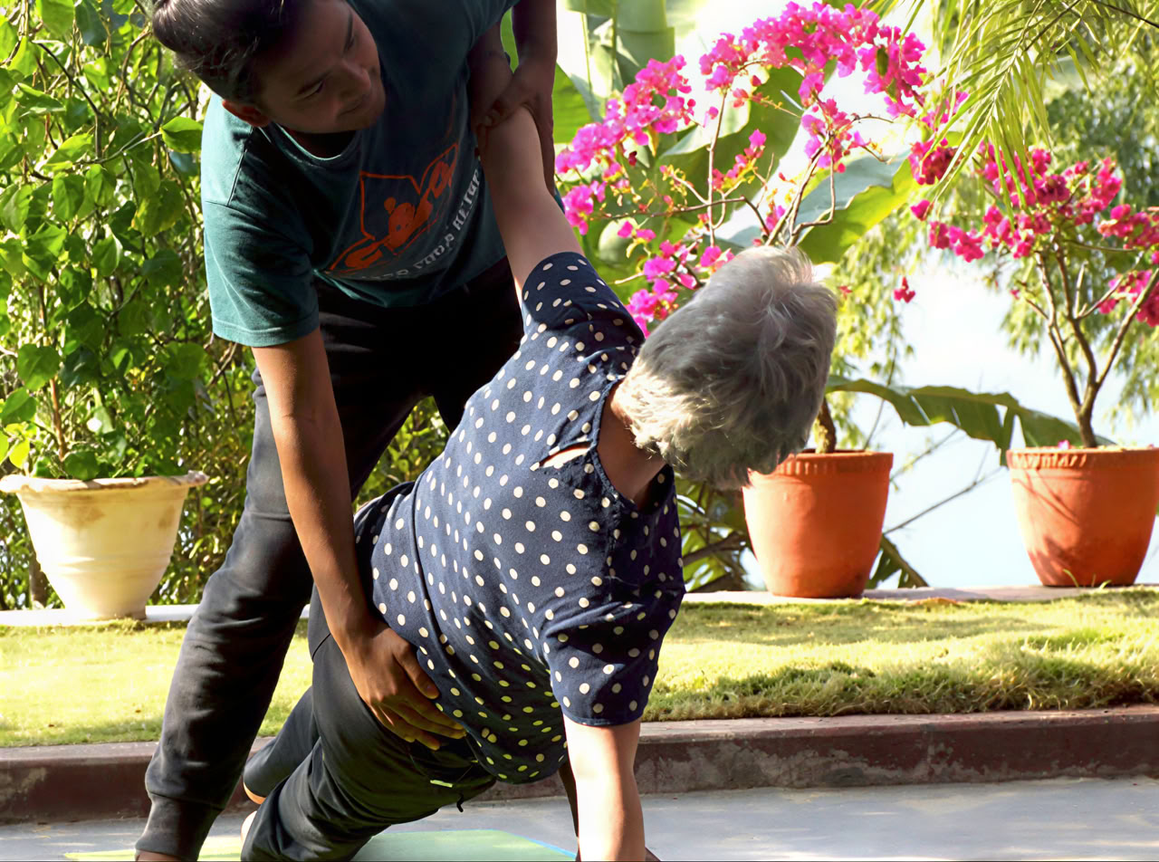 Sessione privata di yoga