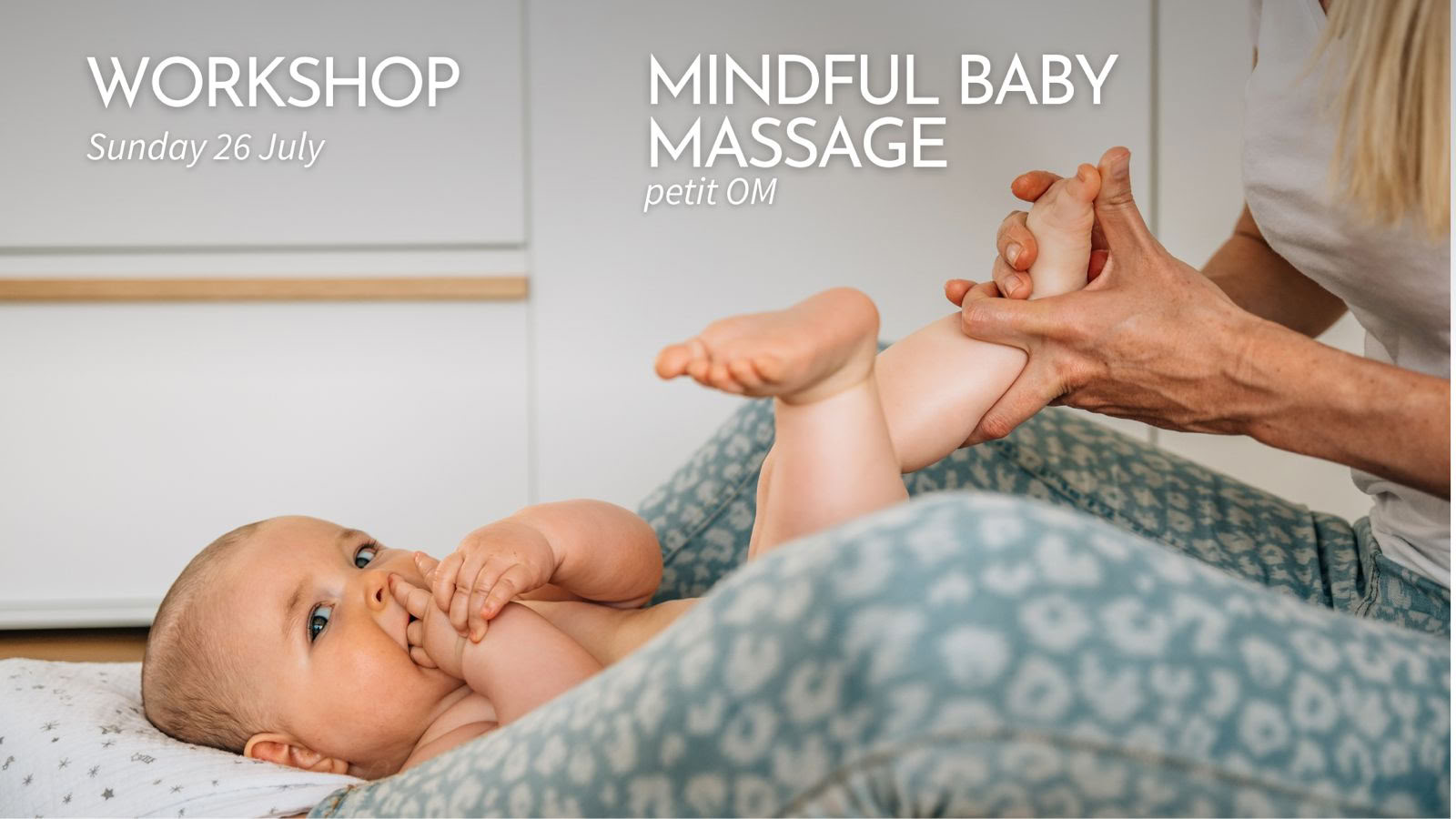 Workshop "petit OM" di massaggio consapevole per neonati (1,5 ore)