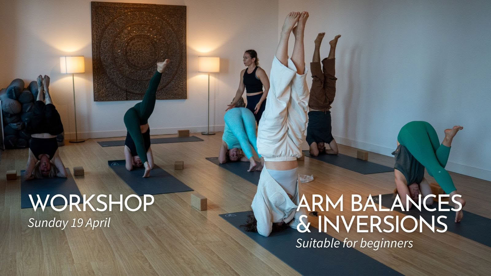 WORKSHOP: Introduzione agli Equilibri sulle Braccia e alle Inversioni (adatto ai principianti)