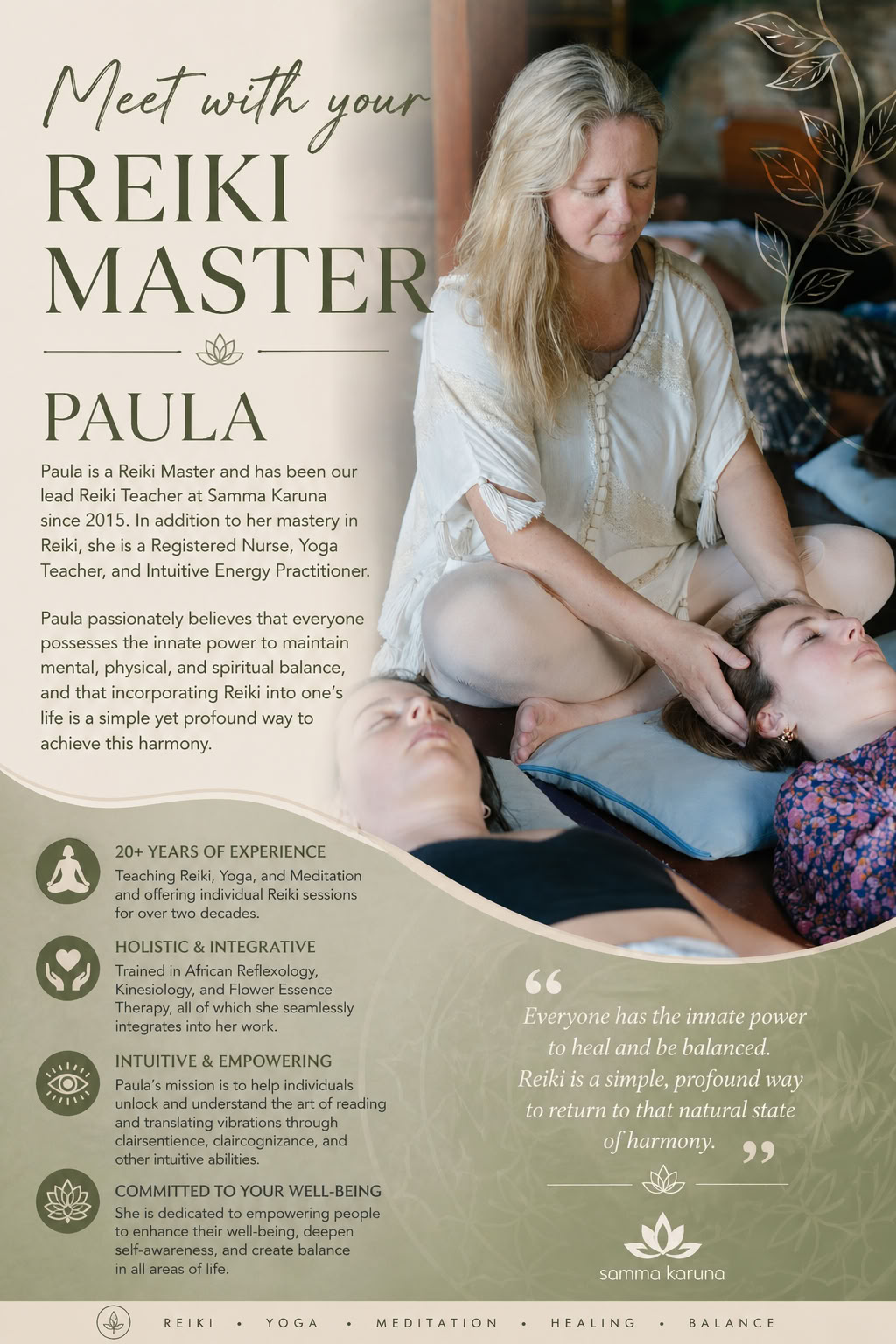 Corso di formazione per insegnanti di maestria Reiki