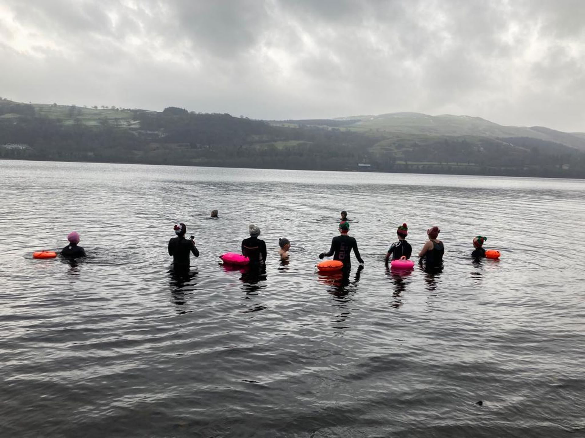 Programma di nuoto in acque libere invernale