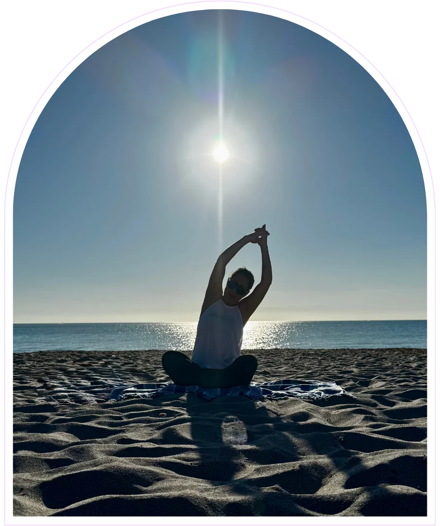 Yoga in spiaggia