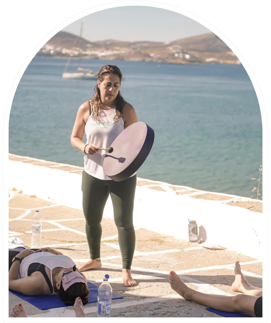 Yoga in spiaggia