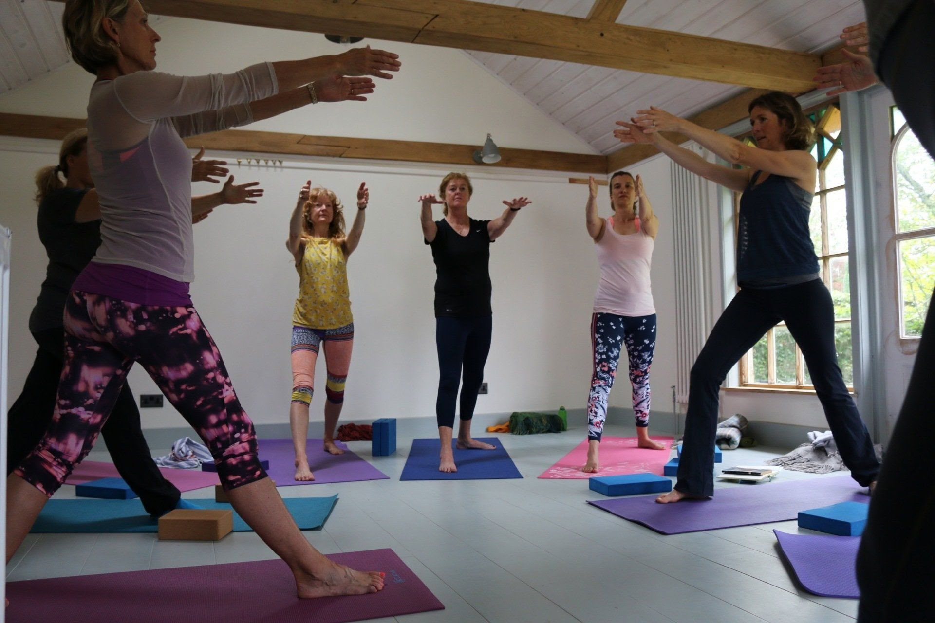 Nuoto, yoga e sauna di fine estate