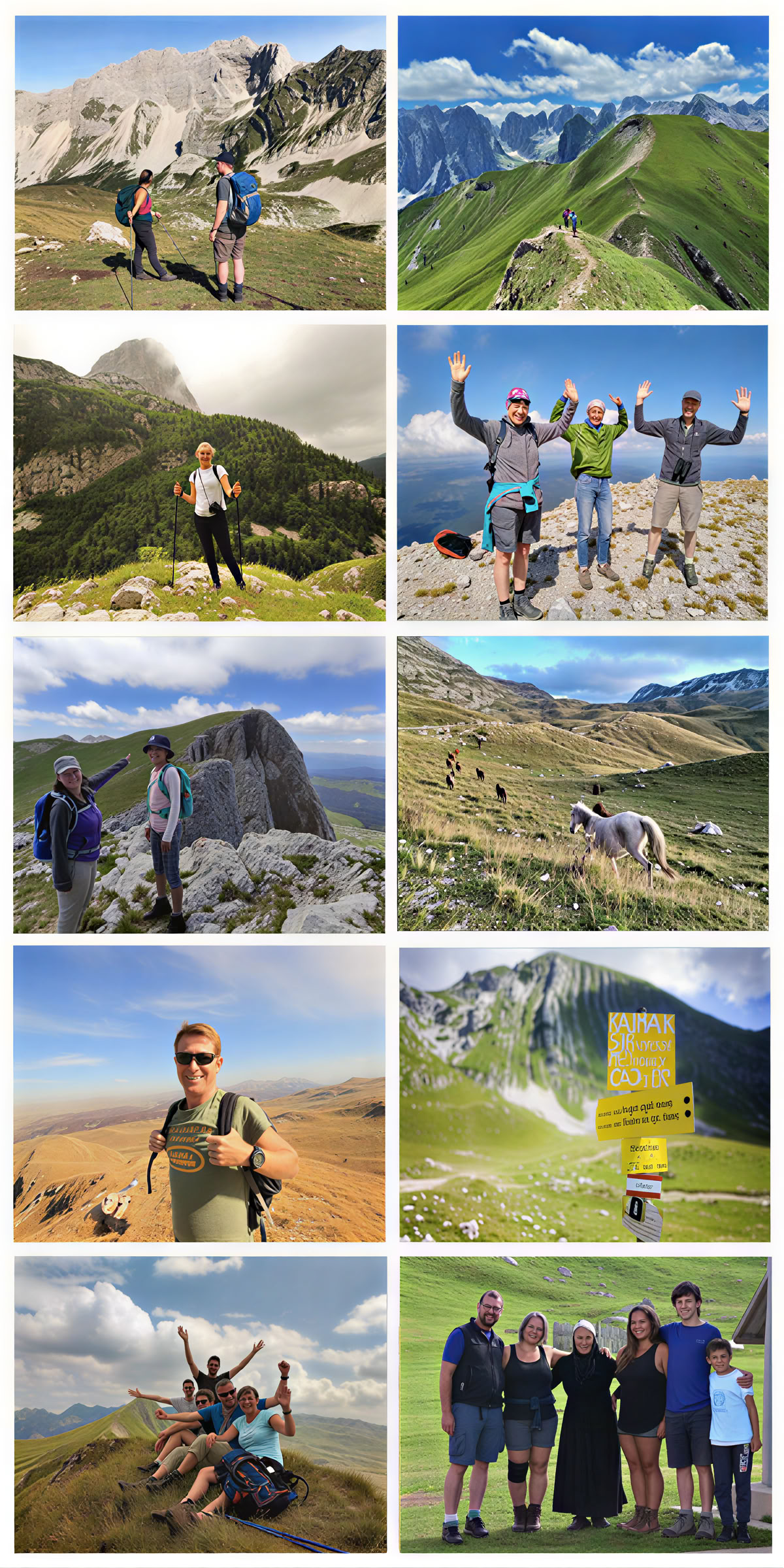 Vacanza di 7 giorni di escursioni in montagna in Montenegro
