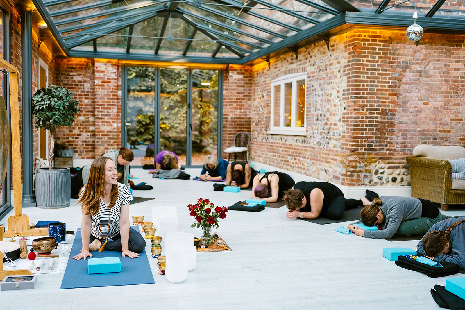 Ritiro residenziale breve di formazione per insegnanti di yoga sulla costa del Norfolk