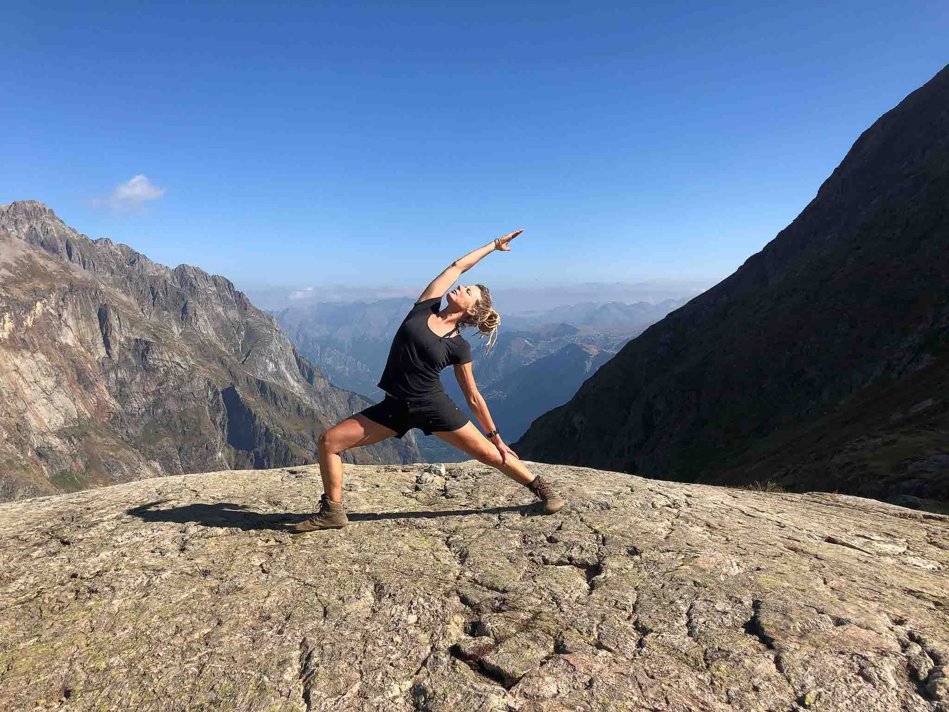 Yoga e camminata in Francia