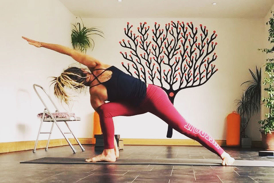 Yoga e camminata in Francia