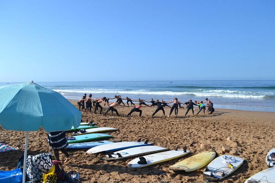 Surf in piedi e yoga
