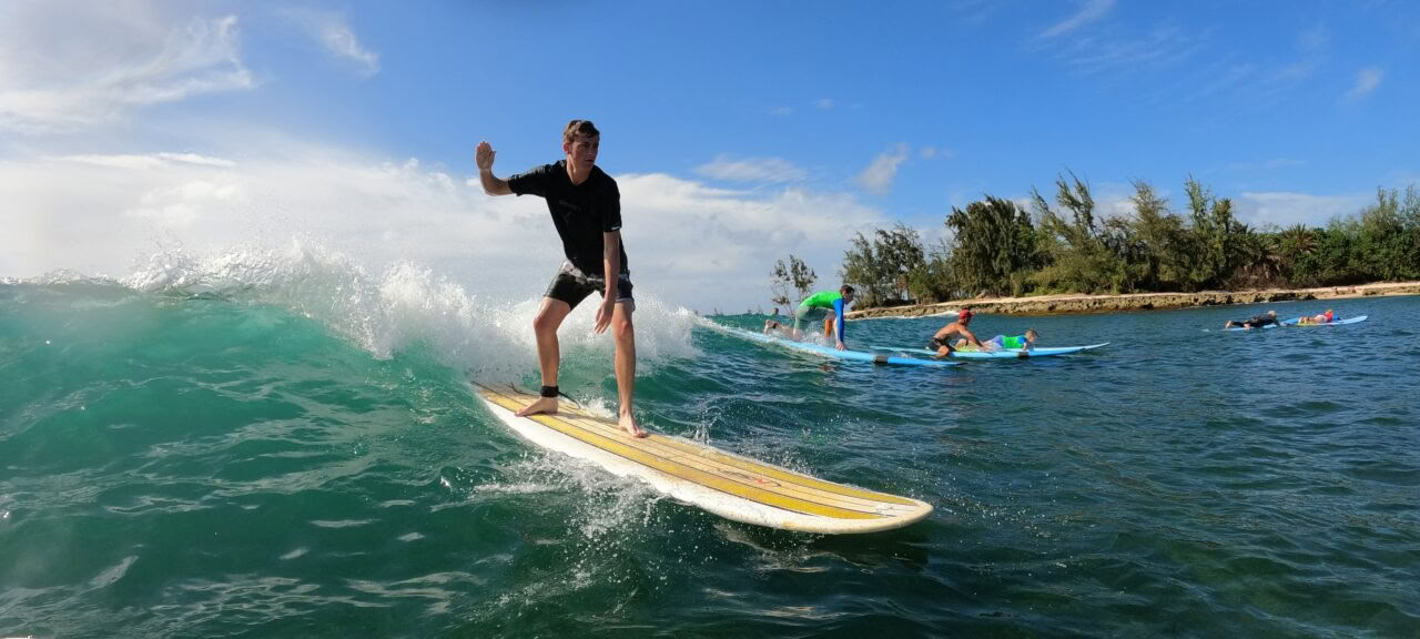 Ritiro breve di surf e yoga