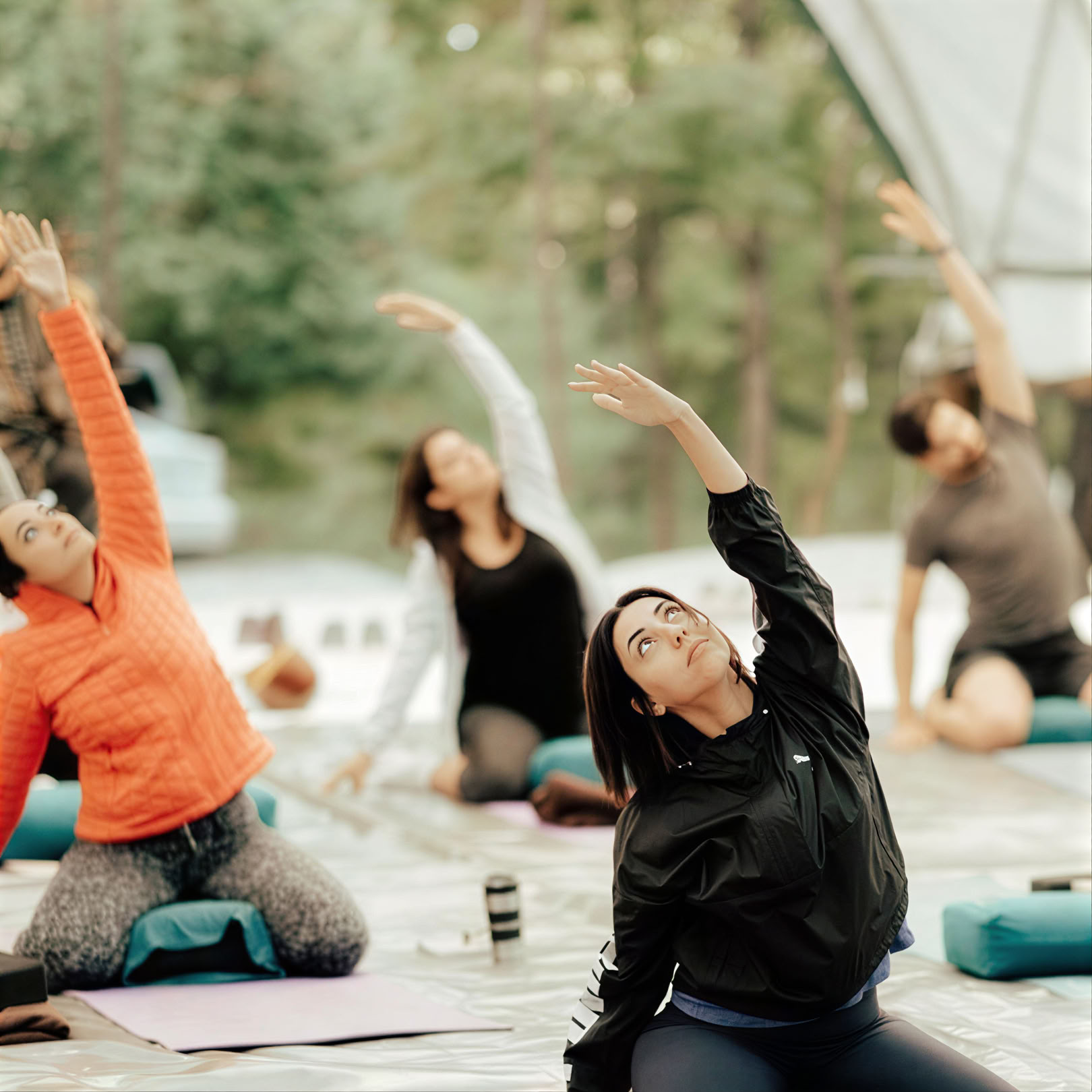 Yoga facilitato nella natura