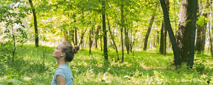 Yoga facilitato nella natura
