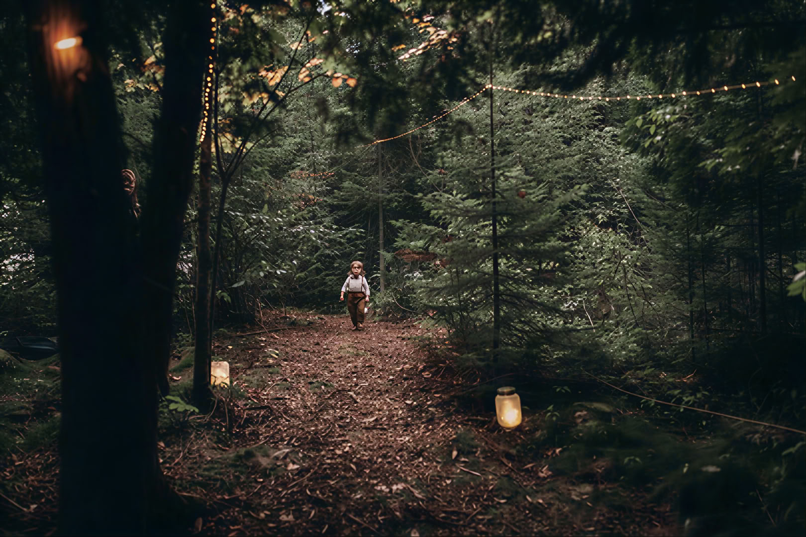 Bagno nella foresta
