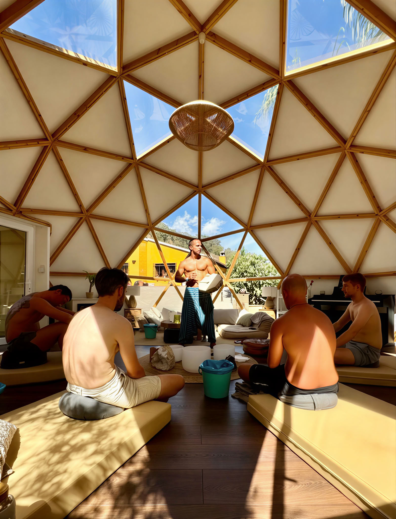 Ritiro olistico integrativo di ayahuasca di 5 giorni, piccolo gruppo con breathwork sciamanico e kambo a Malaga, Spagna